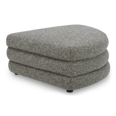 Lowtide Curved Ottoman Stone Tweed 8 Lowtide Curved Ottoman Stone Tweed KQ-1033-37 KQ 1033 37 01