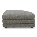 Lowtide Curved Ottoman Stone Tweed KQ-1033-37 KQ 1033 37 03
