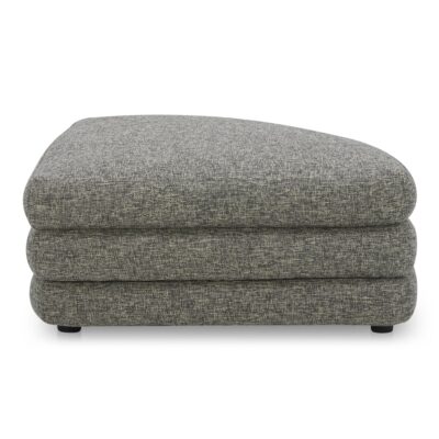 Lowtide Curved Ottoman Stone Tweed 10 Lowtide Curved Ottoman Stone Tweed KQ-1033-37 KQ 1033 37 03