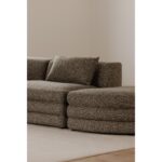 Lowtide Curved Ottoman Stone Tweed KQ-1033-37 KQ 1033 37 30