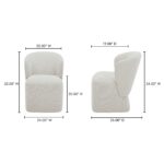 Larson Rolling Dining Chair Performance Fabric KQ-1036-29 KQ 1036 29 70