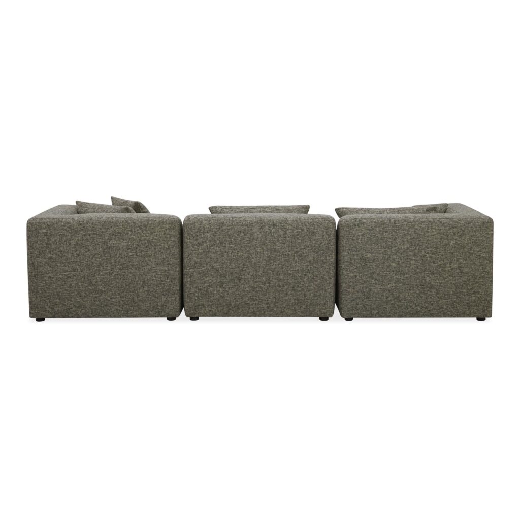 Lowtide Lounge Modular Sectional Stone Tweed - Image 4