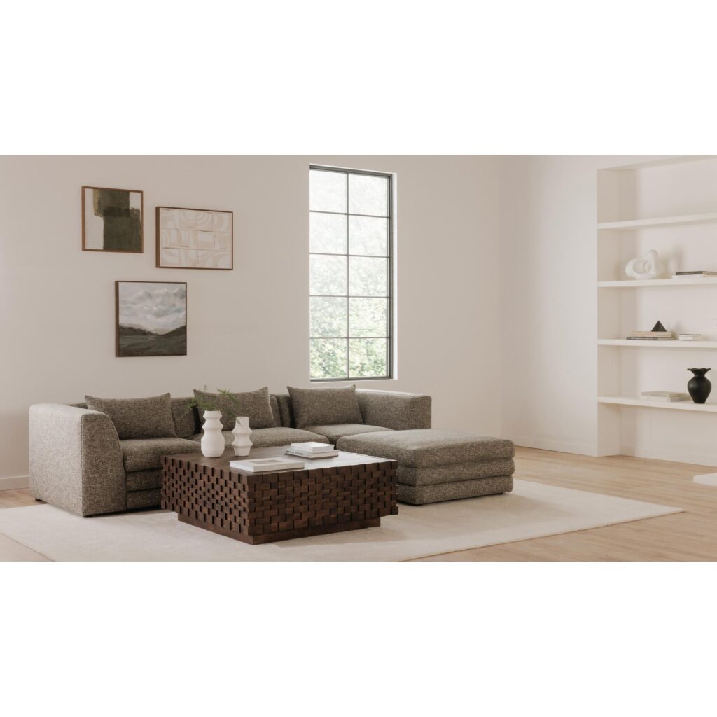 Lowtide Lounge Modular Sectional Stone Tweed - Image 7