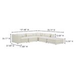 Lowtide Dream Modular Sectional Warm White KQ-1040-18 KQ 1040 18 70
