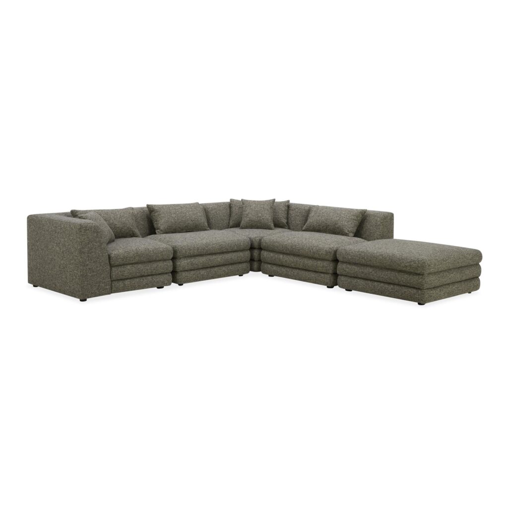 Lowtide Dream Modular Sectional Stone Tweed - Image 2