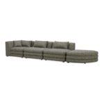 Lowtide Linear Modular Sectional Stone Tweed KQ-1041-37 KQ 1041 37 04