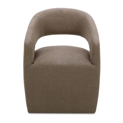 Barrow Rolling Dining Chair Soft Taupe