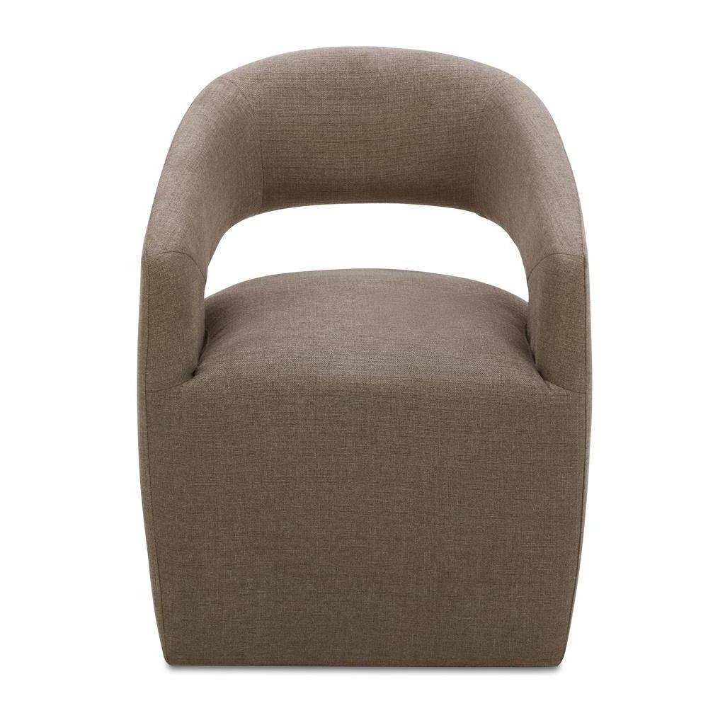 Barrow Rolling Dining Chair Soft Taupe 1 Barrow Rolling Dining Chair Soft Taupe