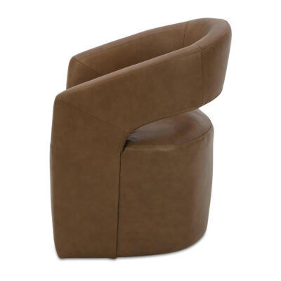 Barrow Rolling Dining Chair Tan Leather 9 Barrow Rolling Dining Chair Tan Leather KQ-1044-40-CAN KQ 1044 40 CAN Barrow side left shadsilo