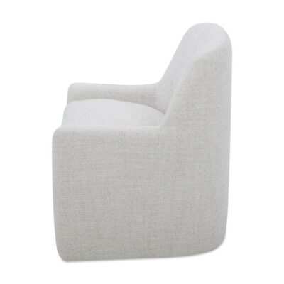 Maisie Rolling Dining Chair Flecked Oat KQ-1045-34-CAN KQ 1045 34 CAN Maisie side left shadsilo
