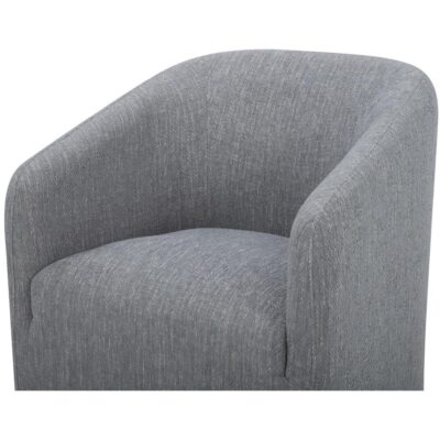 Sandy Rolling Dining Chair Grey KQ-1046-15-CAN KQ 1046 15 CAN Sandy closeup01 shadsilo