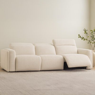 Wilder Power Recliner Sofa Flecked Oat