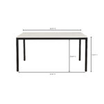 Parson Marble Dining Table Small KY-1021-02-0 KY 1021 02 70