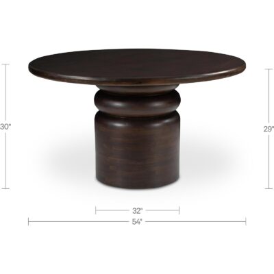 Maro Dining Table Brown 5 Maro Dining Table Brown KY-1041-20-0 KY 1041 20 0 70 dim