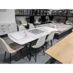 Fabian Dining Table - Dark Grey L-156 L 156 6