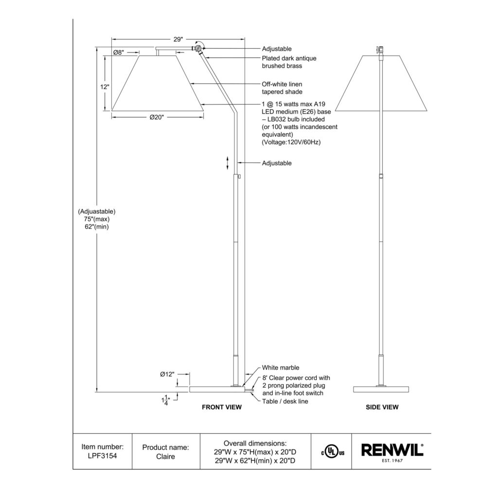 Claire Floor Lamp - Image 6