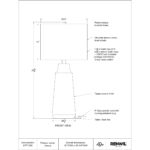 TEREVA Table Lamp LPT1225 LPT1225 5