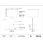 Florah Table Lamp LPT1231 LPT1231 TECHNICAL