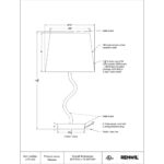 Mayssa Table Lamp LPT1232 LPT1232 TECHNICAL