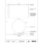 Pasca Table Lamp LPT1234 LPT1234 TECHNICAL