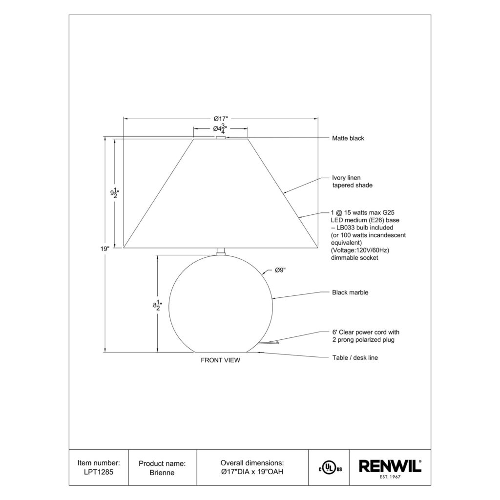 Brienne Table Lamp - Image 5