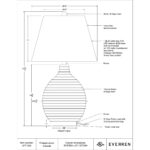 Cebada Table Lamp LPT1325 LPT1325 4 1