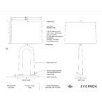 Pisa Table Lamp LPT1349 LPT1349 5 1