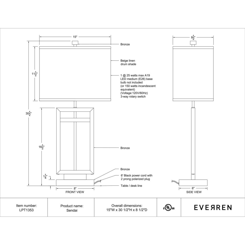 Sendai Table Lamp - Image 5