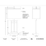 Sendai Table Lamp LPT1353 LPT1353 5 1