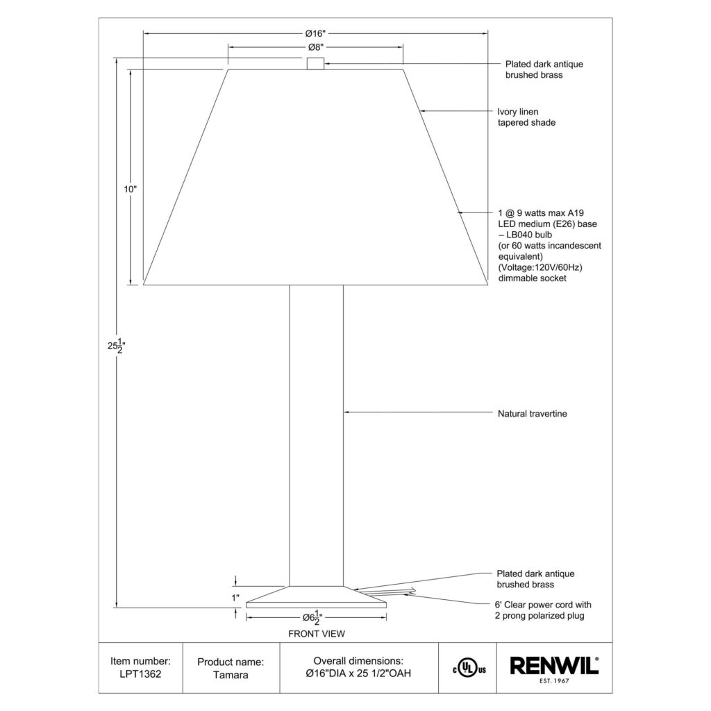 TAMARA Table Lamp - Image 4