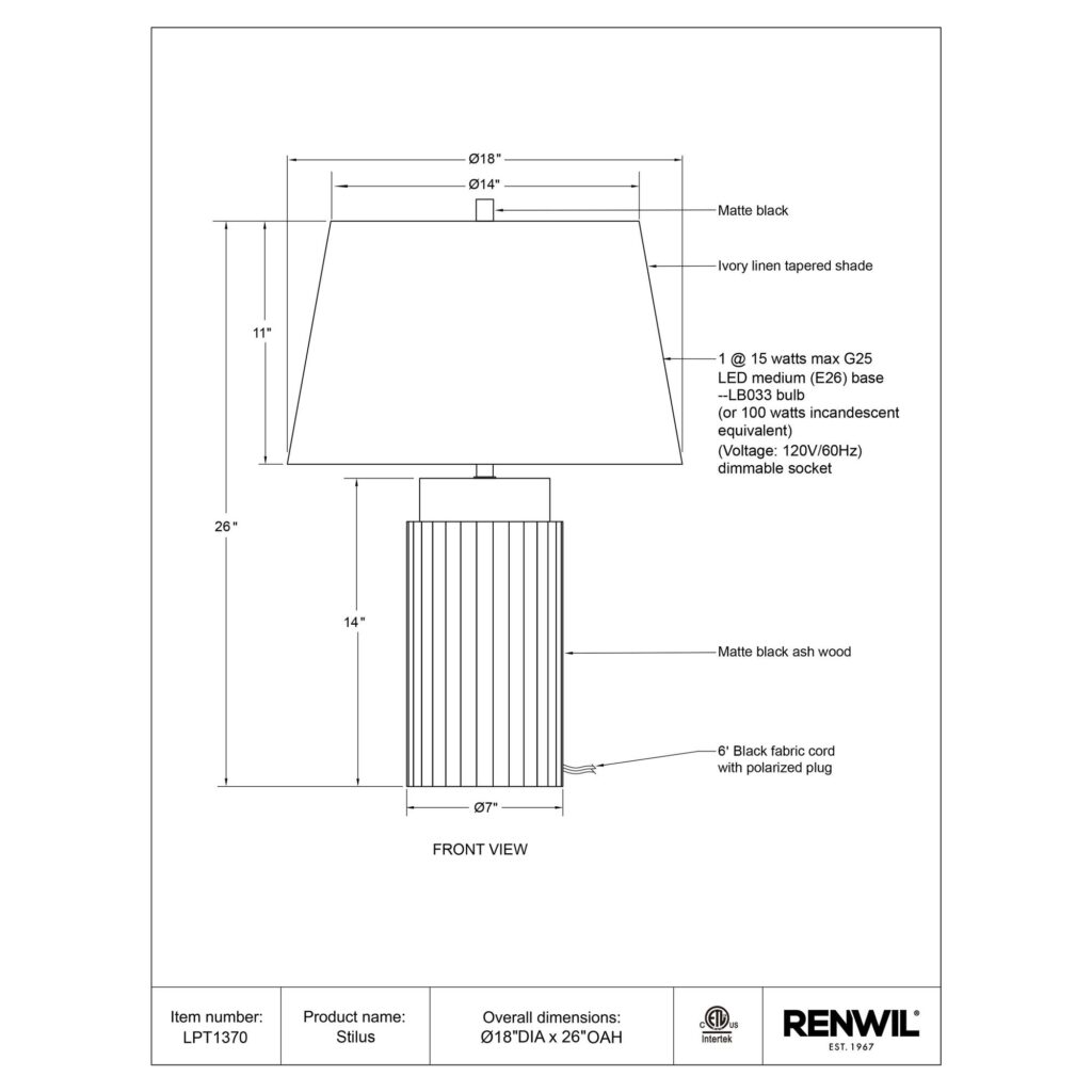 STILUS Table Lamp - Image 4