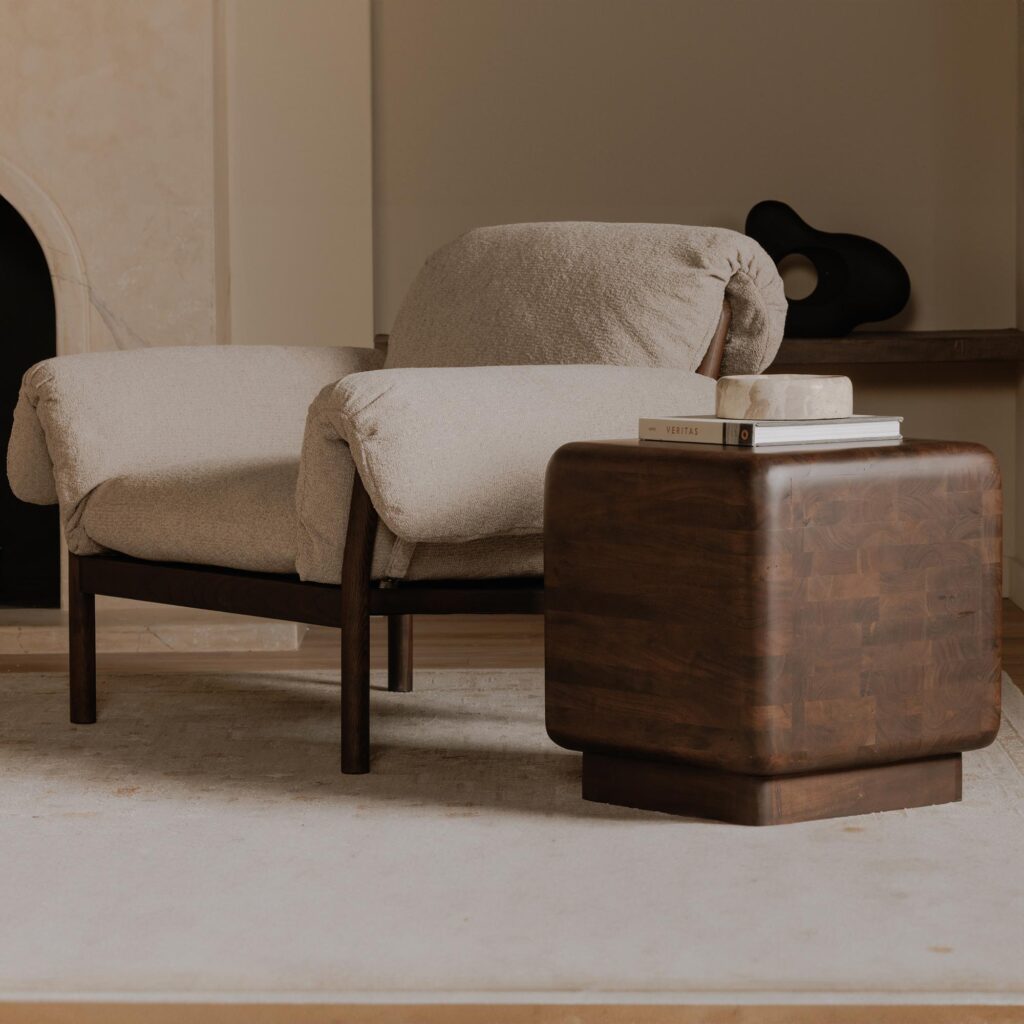 Eton Side Table Dark Brown - Image 8