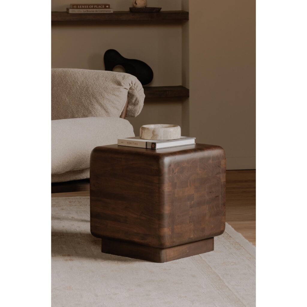 Eton Side Table Dark Brown - Image 7