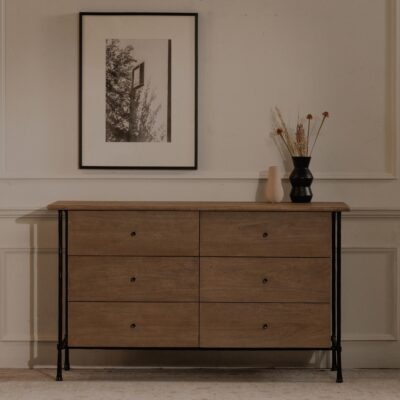 Rene 6 Drawer Dresser Brown LX-1078-03 LX 1078 03 00