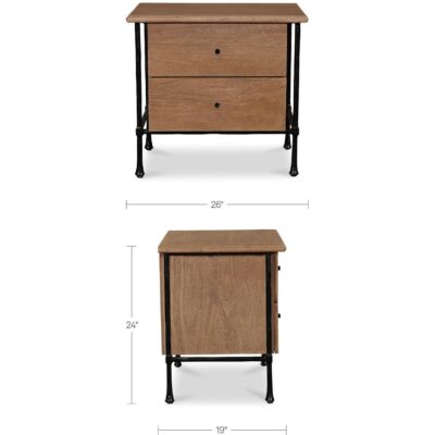 Rene Nightstand Brown LX-1079-03 LX 1079 03 70