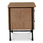 Rene Nightstand Brown LX-1079-03 LX 1079 03 Rene side right shadsilo