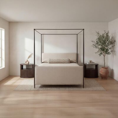 Viola Queen Bed Beige LX-1083-34-0 LX 1083 34 0 00