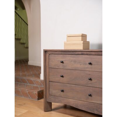 Mabel 6 Drawer Dresser Dark Brown LX-1086-20 LX 1086 20 10