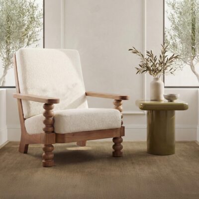 Ingrid Accent Chair Off White LX-1094-05 LX 1094 05 10