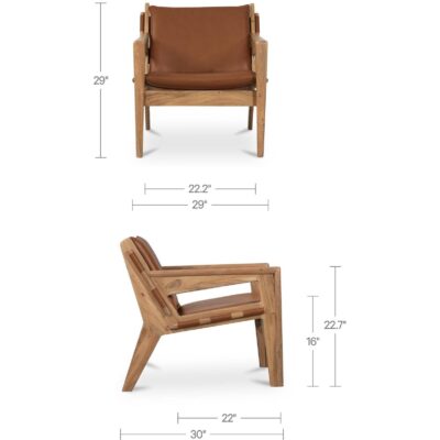 Baker Accent Chair Brown LX-1095-03 LX 1095 03 70 dim