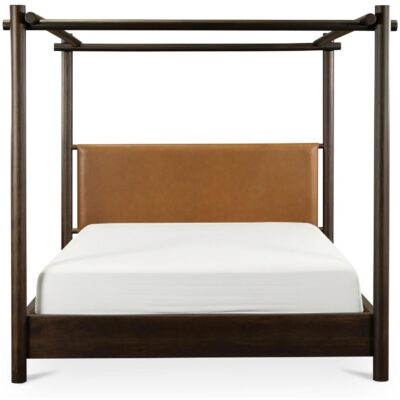 Devin Bed Queen Brown