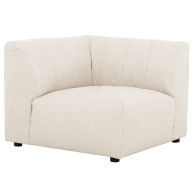 Lauriston 5-Piece Modular Corner Sofa 69412 Lauriston Corner Axel Beige Angle White