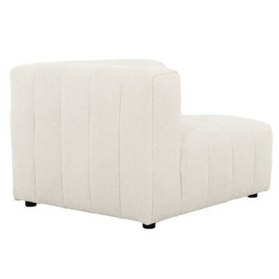 Lauriston 5-Piece Modular Corner Sofa 69412 Lauriston LHF Chair Axel Beige Back White