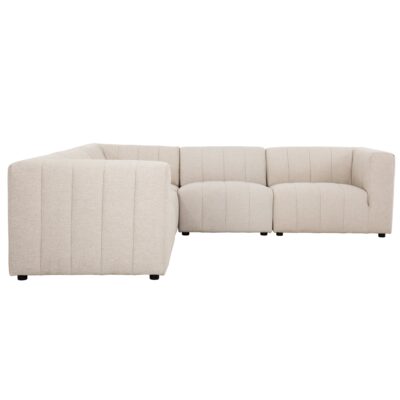 Lauriston 5-Piece Modular Corner Sofa 69412 Lauriston Modular Configure8 Axel Beige Side White