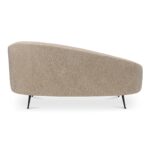 Abigail Chaise Light Brown Faux Shearling ME-1053-21 ME 1053 21 Abigail back shadsilo