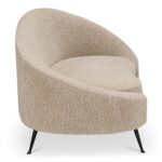 Abigail Chaise Light Brown Faux Shearling ME-1053-21 ME 1053 21 Abigail side right shadsilo