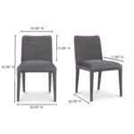 Calla Dining Chair Dark Grey-Set Of Two ME-1062-25 ME 1062 25 70