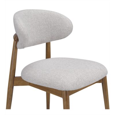 Ellie Dining Chair Oatmeal ME-1069-34 ME 1069 34 Ellie closeup shadsilo