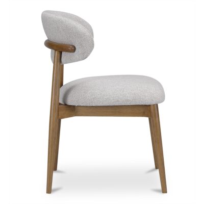 Ellie Dining Chair Oatmeal ME-1069-34 ME 1069 34 Ellie side right shadsilo