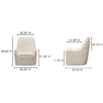 Bowie Swivel Chair White MM-1001-18 MM 1001 18 70